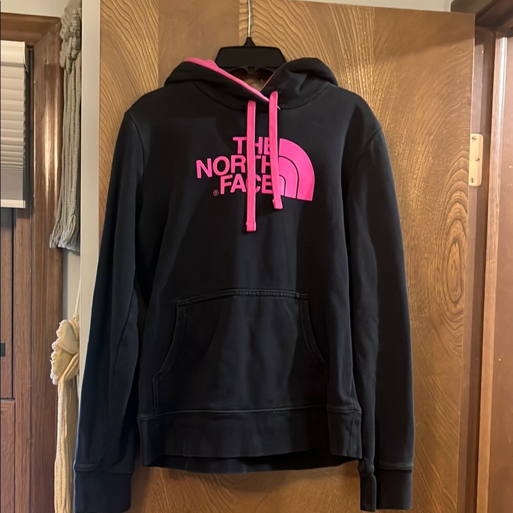 The North Face Black and Pink Hoodie